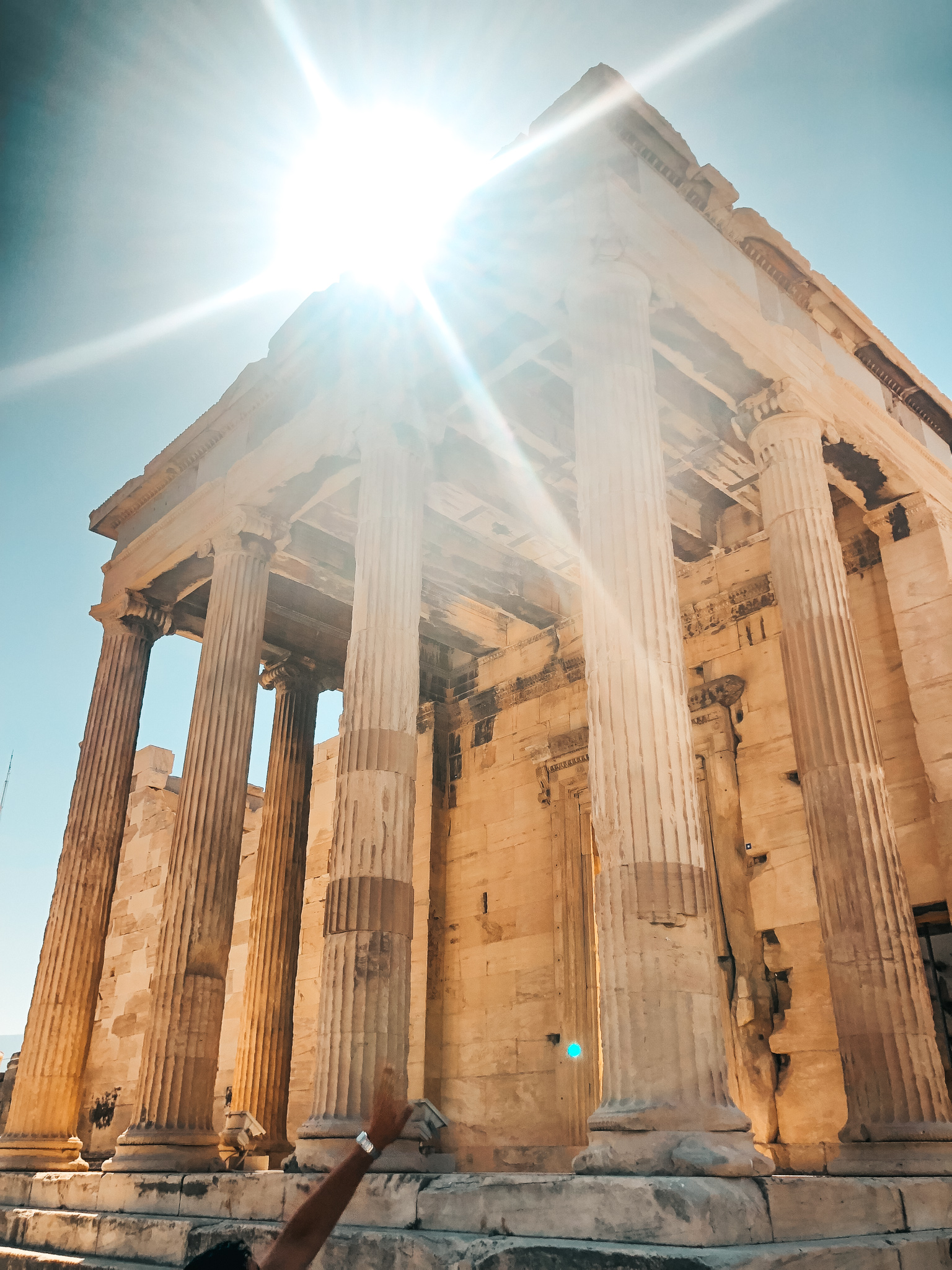 acropolis in greece planning a honeymoon itinerary template