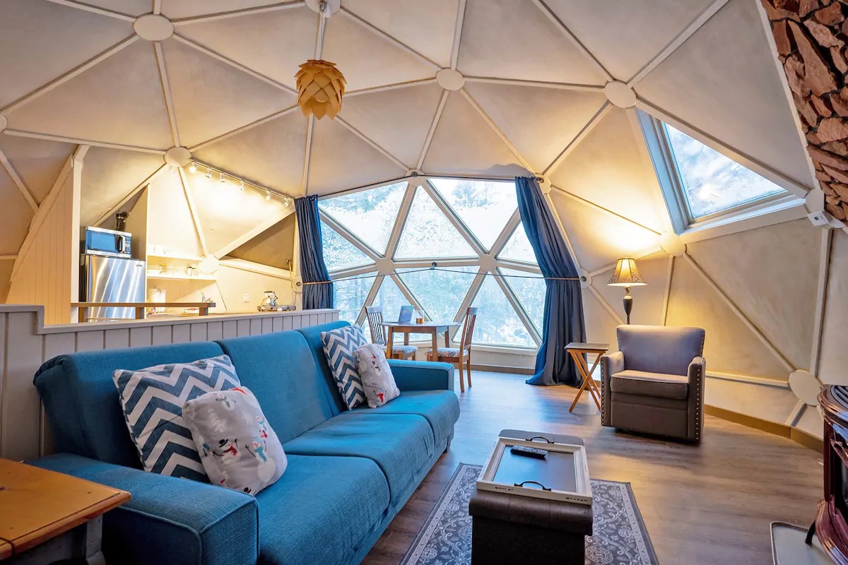 best dome airbnbs in u.s. ski town