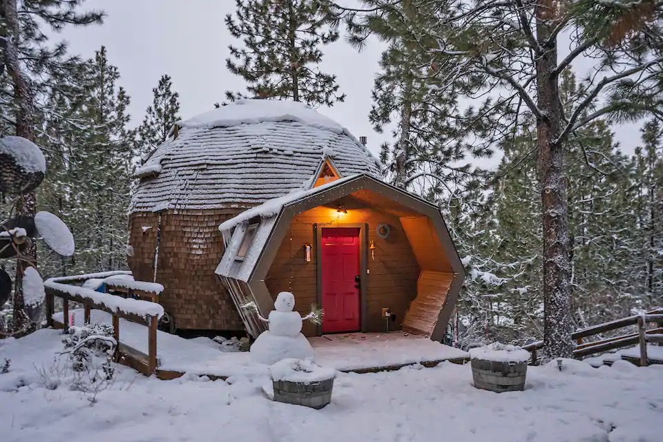 best dome airbnbs in u.s. ski town