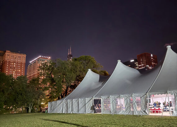 chicago marathon skyline hospitality tent
