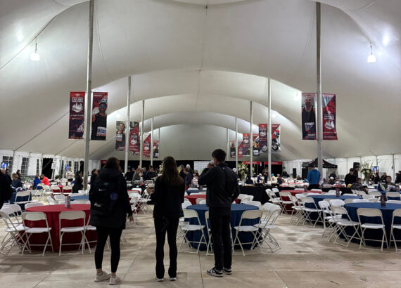 chicago marathon skyline hospitality tent
