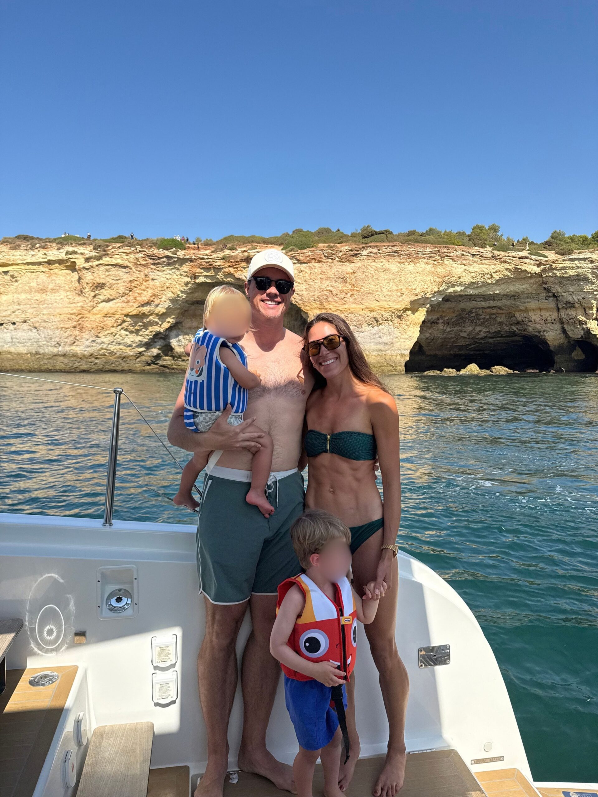 benagil cave algarve portugal with kids