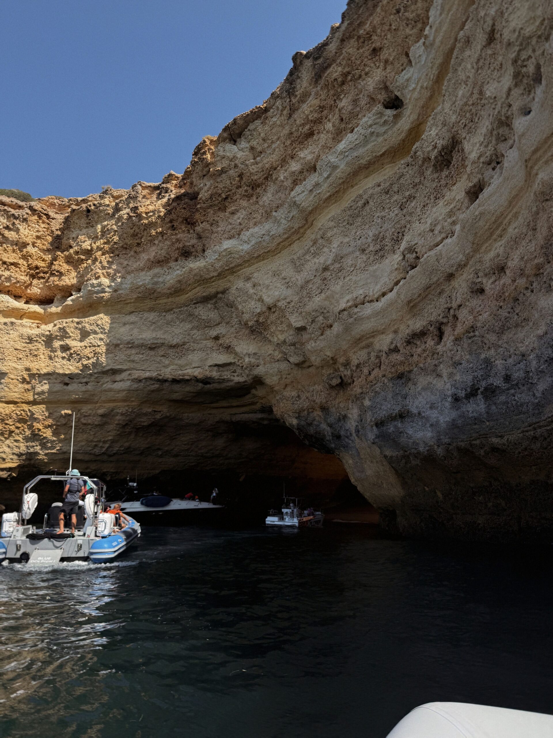benagil cave algarve portugal with kids